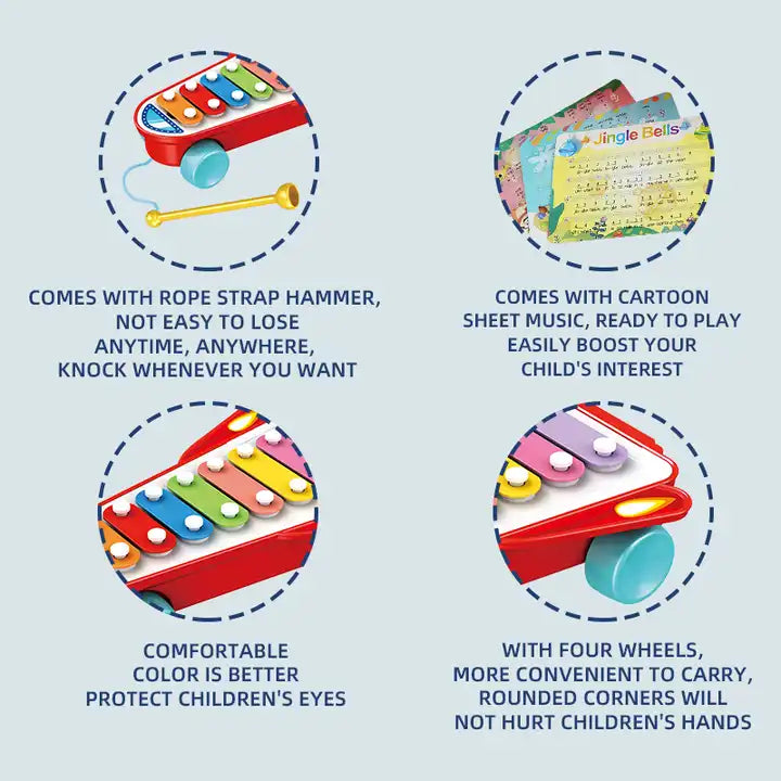 Pull Along Rocket Xylophone